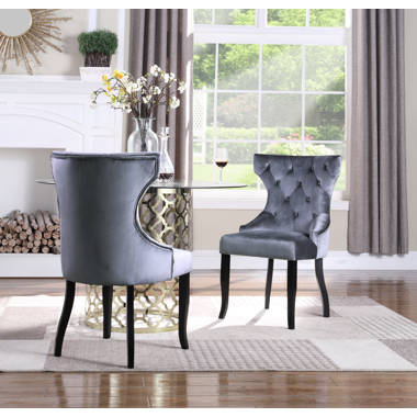 Wayfair wingback best sale dining chairs